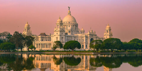 India Kolkata The Victoria Memorial which was built between 1906 and 1921.