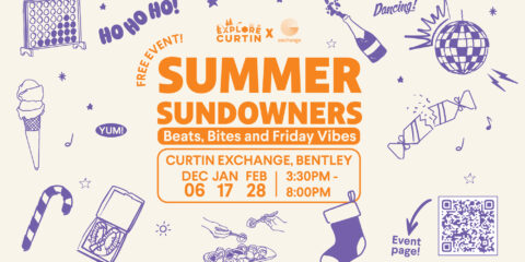 Summer Sundowner Christmas banner