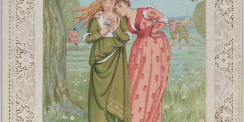 An image of the artwork Valentine by Kate Greenaway