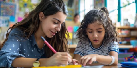 Student being tutored
