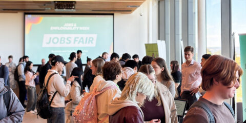Jobs Fair on campus.